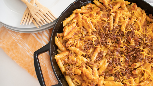 Tennessee Whiskey BBQ Pasta Skillet