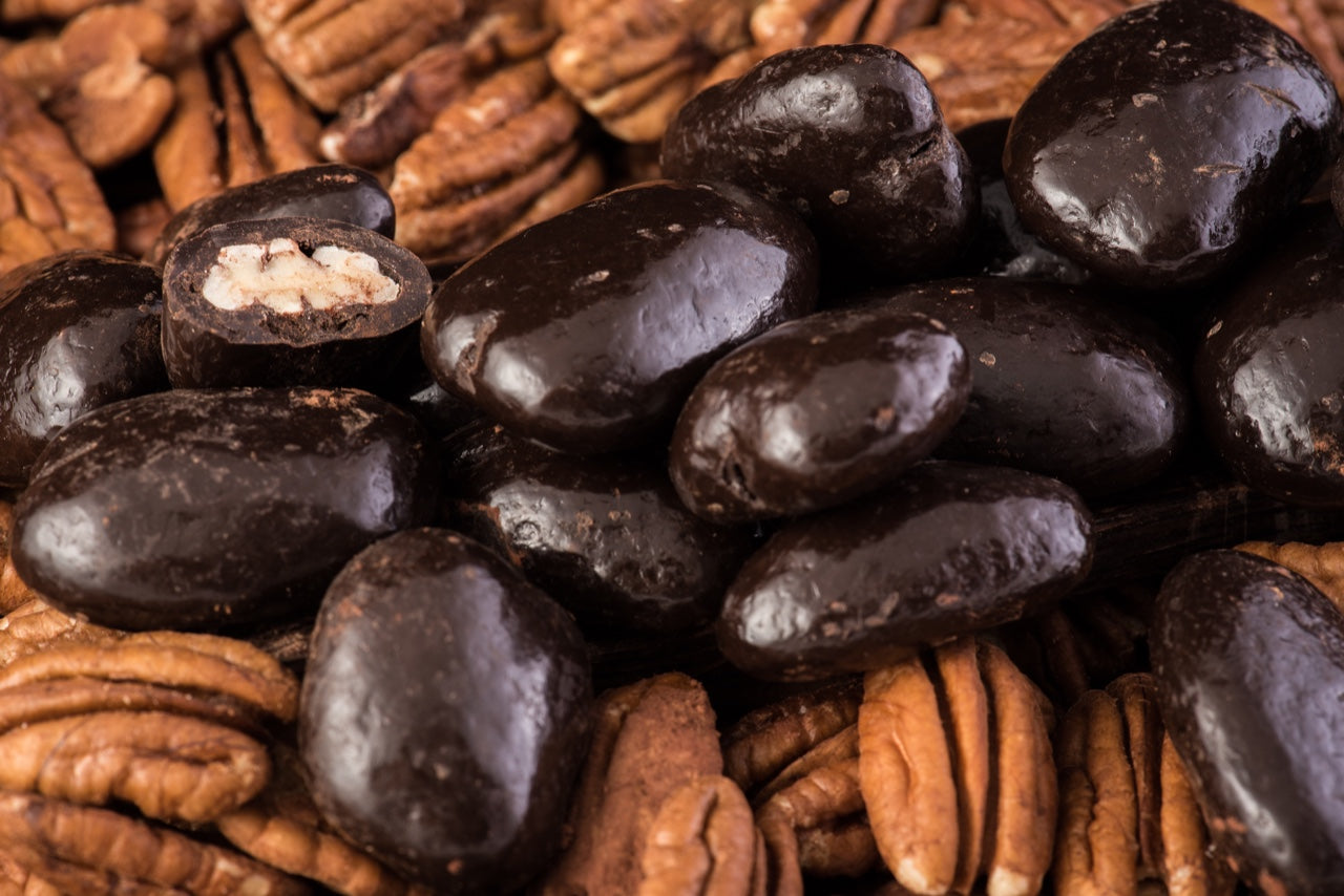 Dark Chocolate Gran Marnier Pecans
