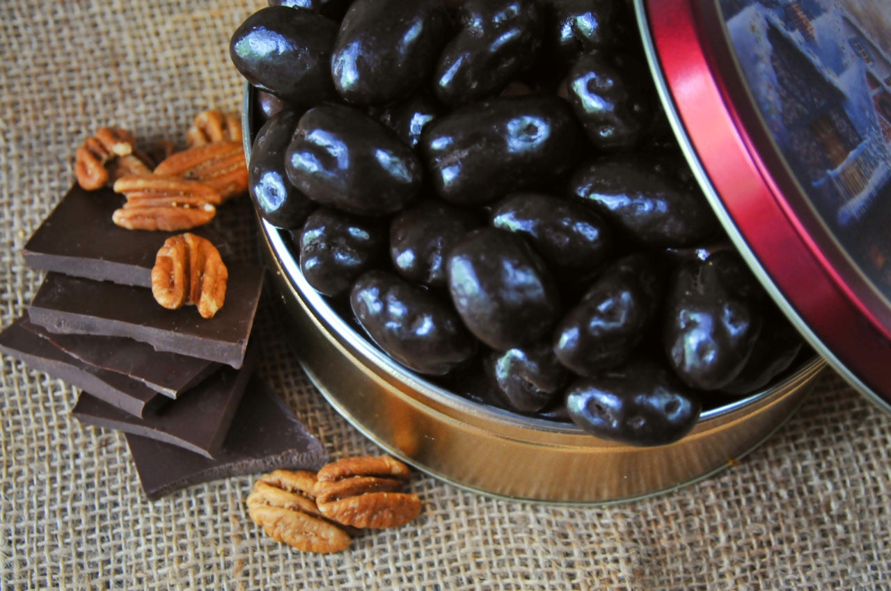 Dark Chocolate Pecans