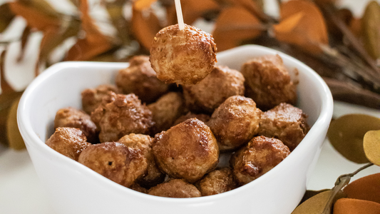 Mini Maple Chipotle Meatballs