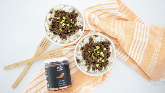 Red Pepper Jelly Beef Bowls