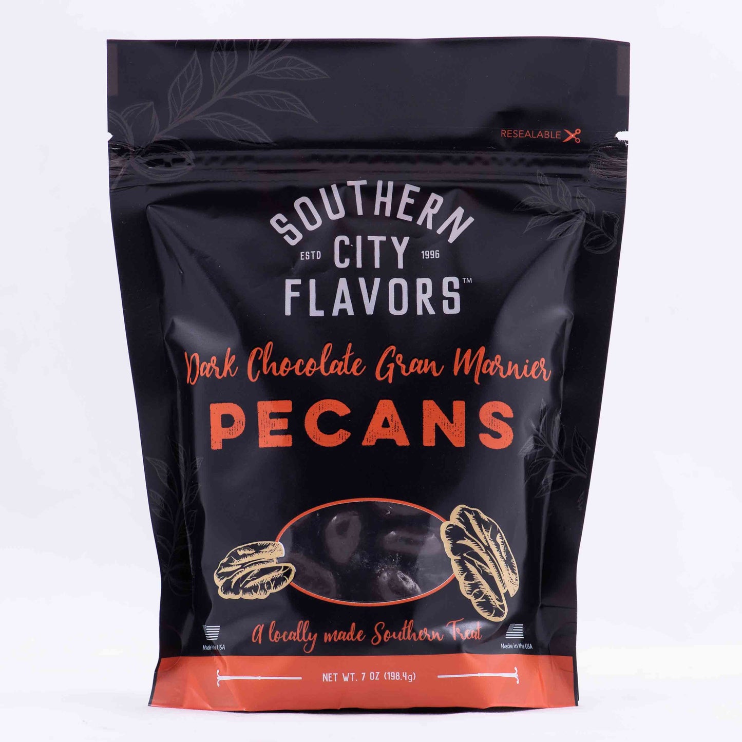 Dark Chocolate Gran Marnier Pecans