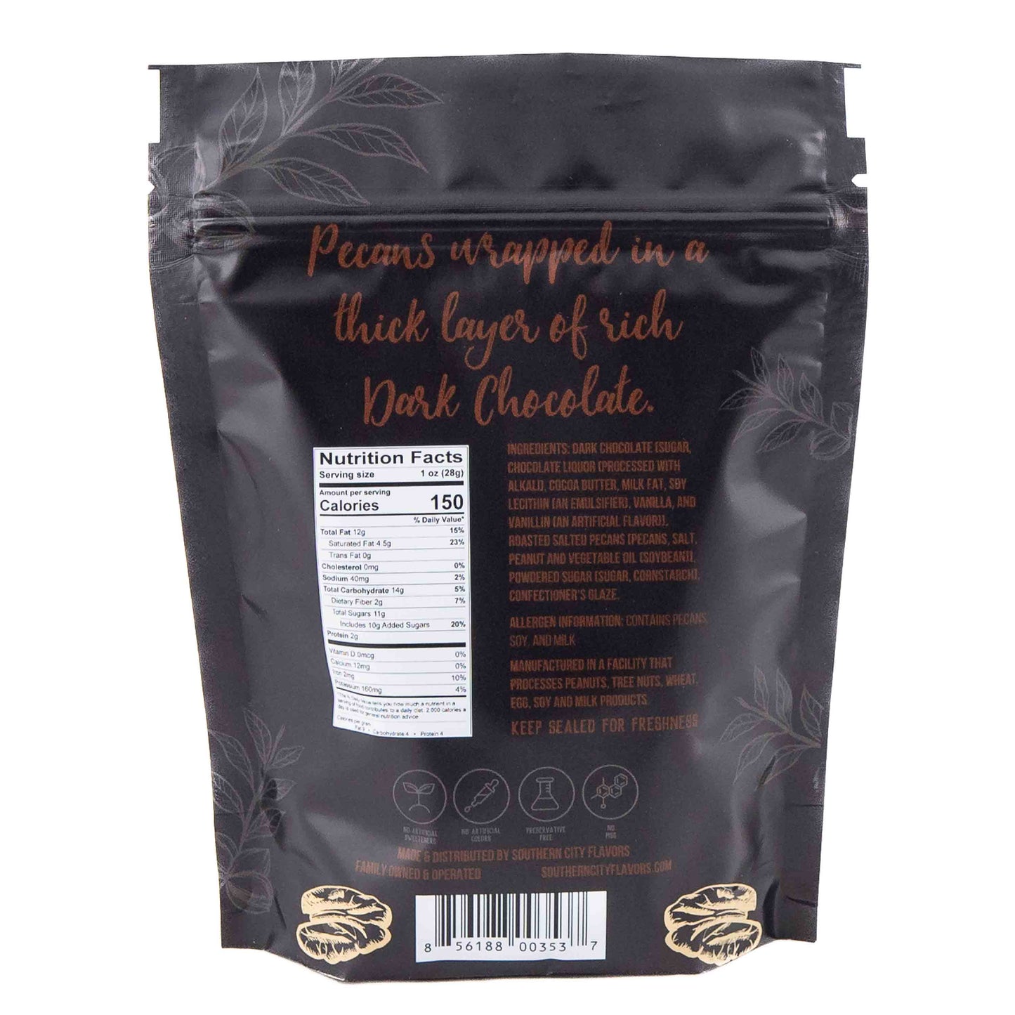 Dark Chocolate Pecans